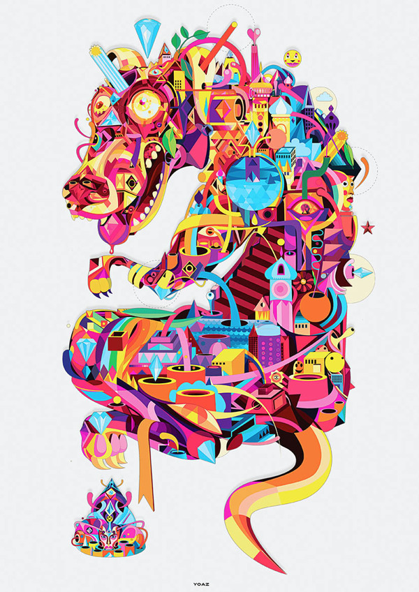 YoAz - Rainbow | Illustration and design | .cforce inspiration