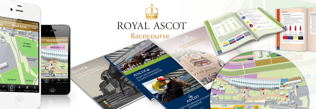 Royal Ascot marketing artwork and design