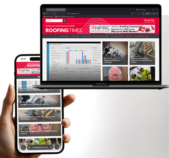Roofing Times website design